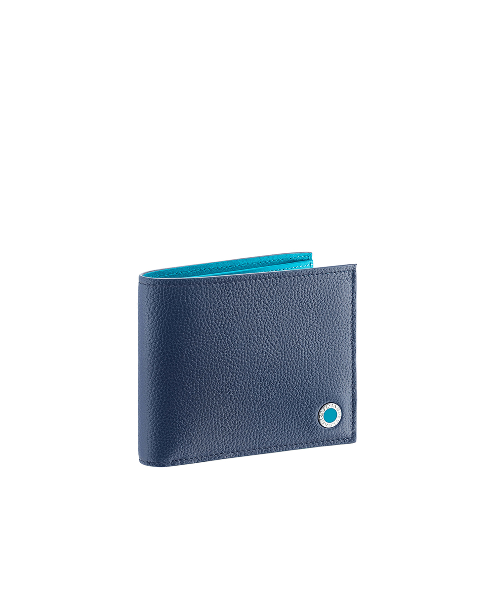 Бумажник Bulgari 290076, синий цвет • Купить в интернет-магазине Kameron