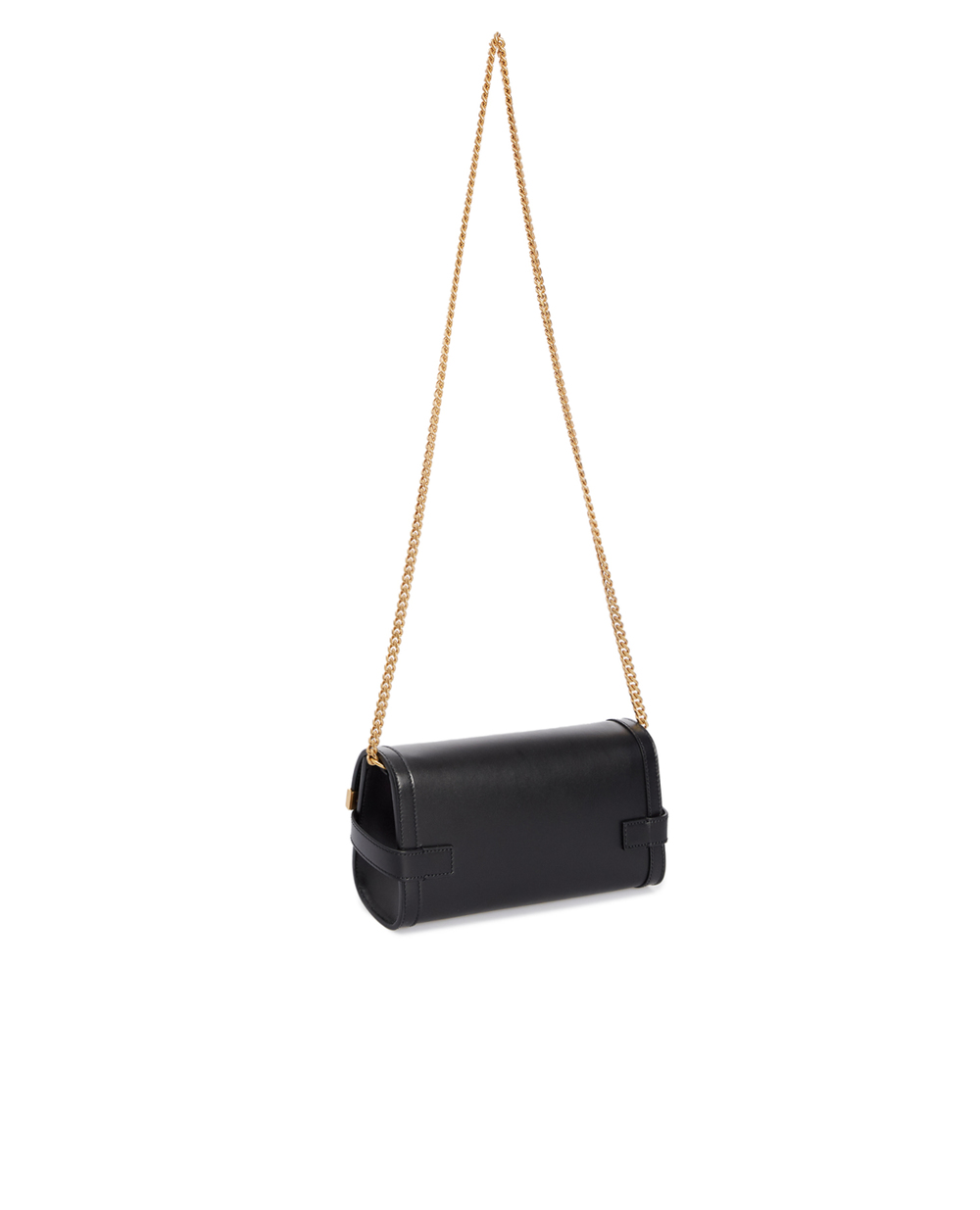 Шкіряна сумка B-Buzz Balmain AN1LE596LPRS, чорний колір • Купити в інтернет-магазині Kameron