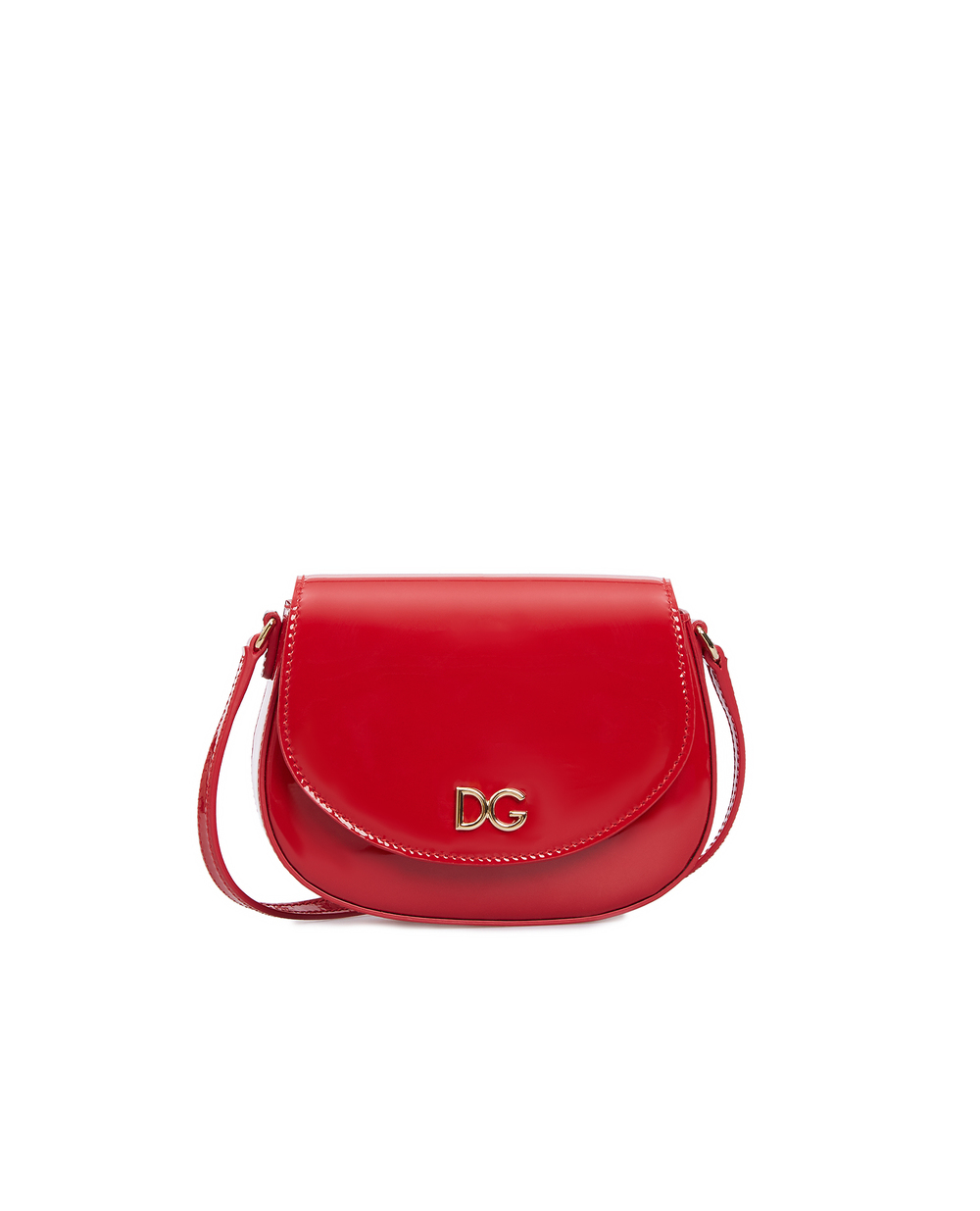 Детская  кожаная сумка Dolce&Gabbana Kids EB0212-A1471-, красный цвет • Купить в интернет-магазине Kameron