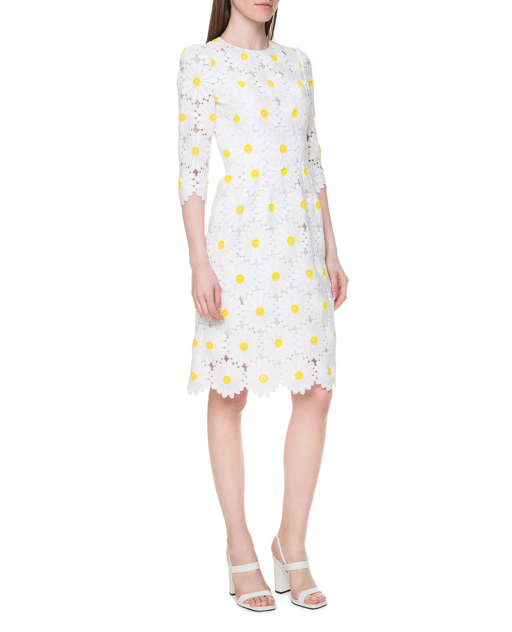 Сукня Dolce&Gabbana F6UL4T-HLMHE, білий колір • Купити в інтернет-магазині Kameron