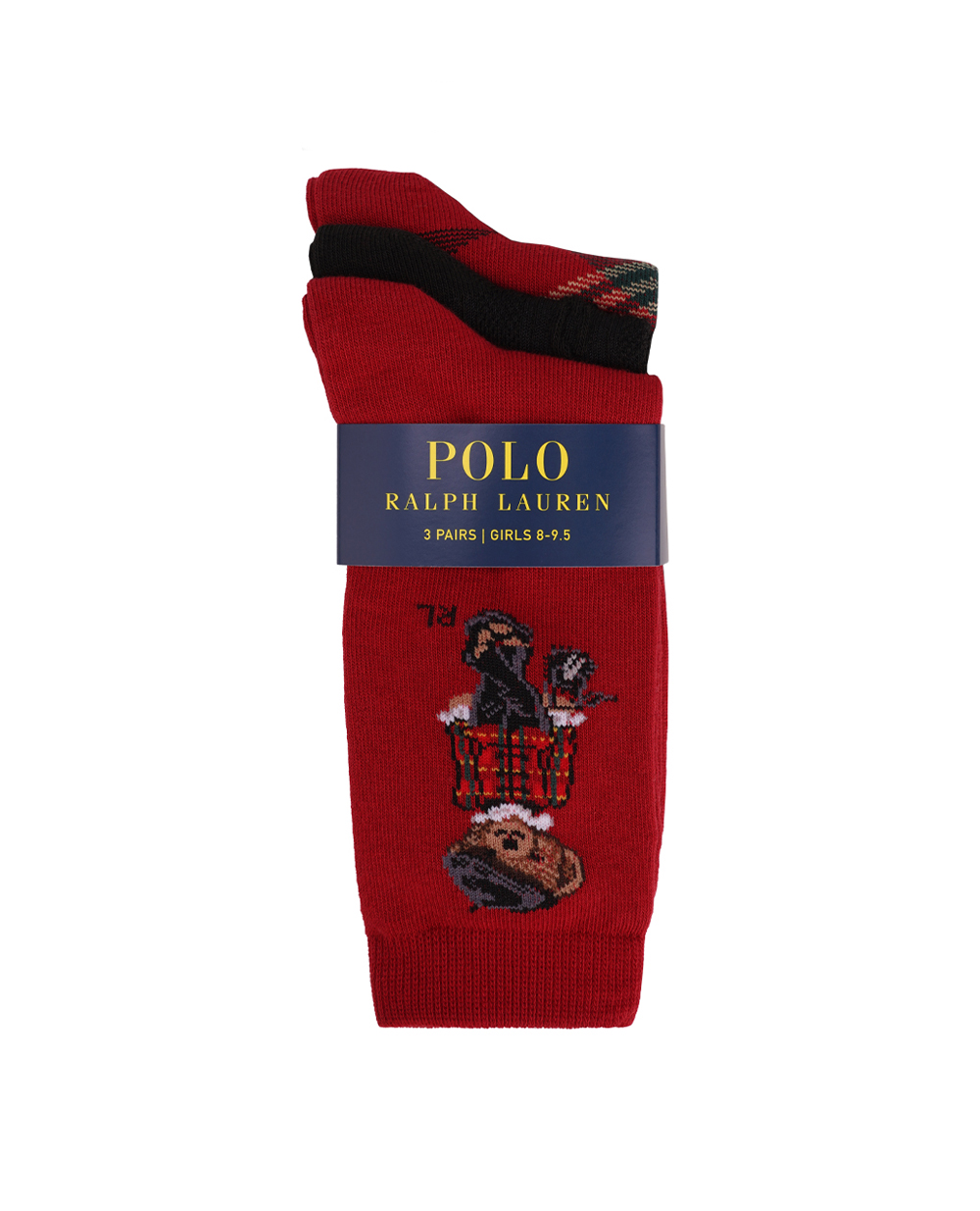 Детские носки Polo Bear (3 пары) Polo Ralph Lauren Kids 448927597001, разноцветный цвет • Купить в интернет-магазине Kameron