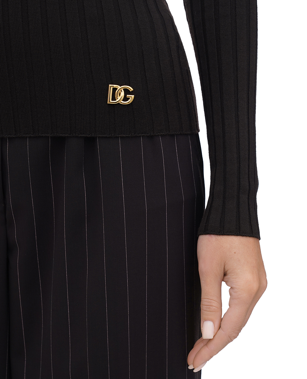 Гольф Dolce&Gabbana FXL73T-JCVJ7, темно-коричневый цвет • Купить в интернет-магазине Kameron