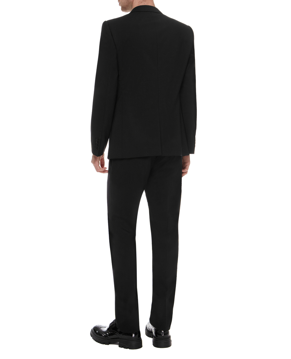 Шерстяной костюм (пиджак, брюки) Dolce&Gabbana GK0EMT-GEN97, черный цвет • Купить в интернет-магазине Kameron
