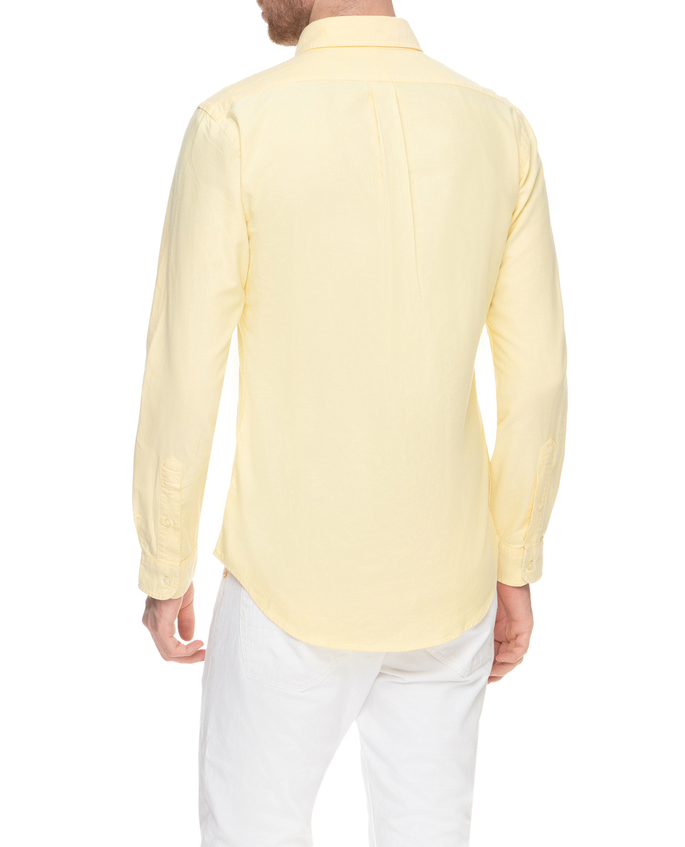 Рубашка Slim Fit Polo Ralph Lauren 710792161004, желтый цвет • Купить в интернет-магазине Kameron