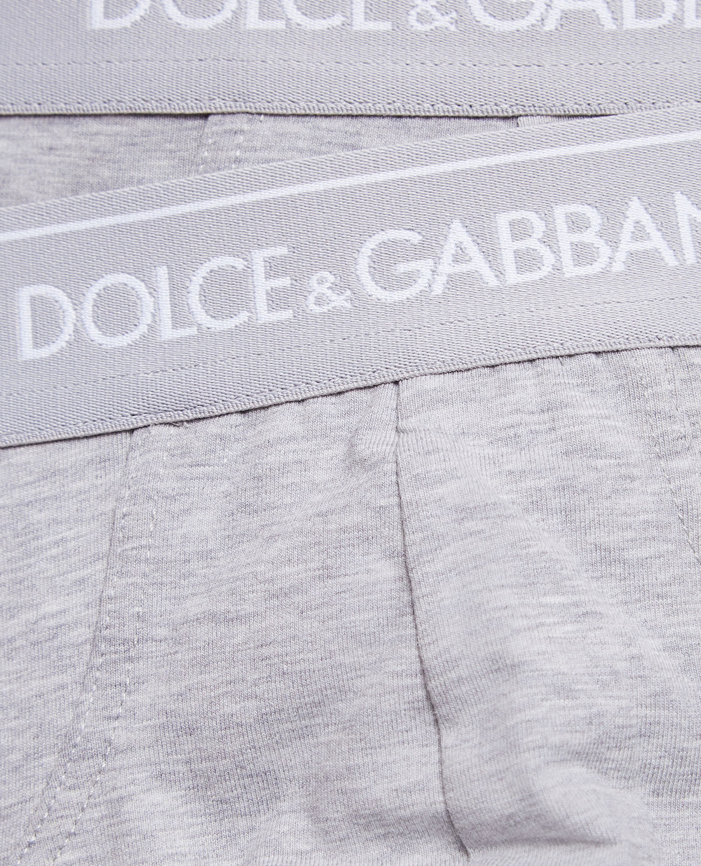 Слипы (2 шт) Dolce&Gabbana M9C03J-FUGIW, серый цвет • Купить в интернет-магазине Kameron
