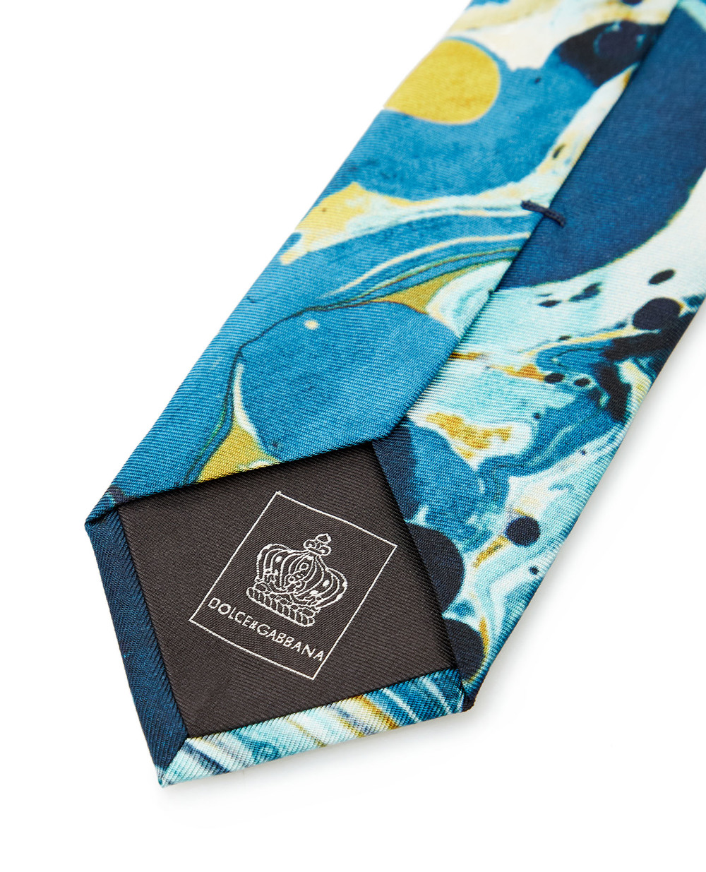 Шовкова краватка Dolce&Gabbana GT149E-G0TGL, різнокольоровий колір • Купити в інтернет-магазині Kameron