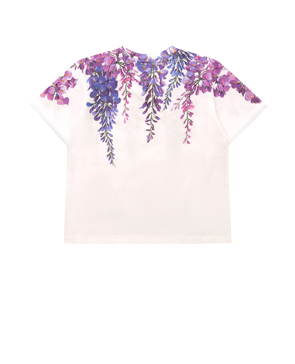 Детская футболка Dolce&Gabbana Kids L2JTAZ-G7CF7, белый цвет • Купить в интернет-магазине Kameron