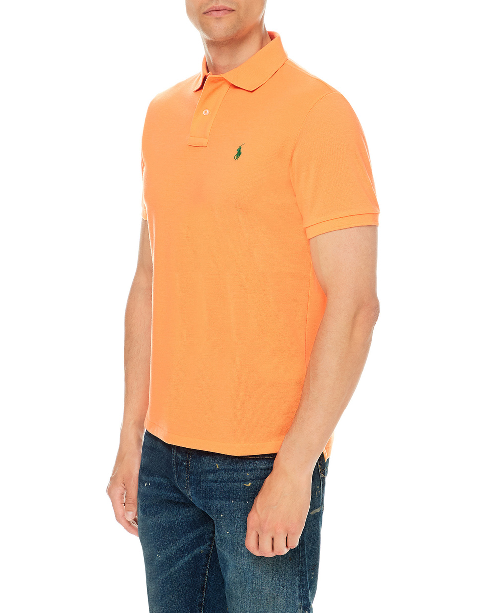 Поло Polo Ralph Lauren 710804077024, помаранчевий колір • Купити в інтернет-магазині Kameron