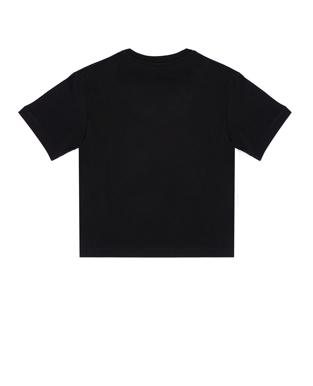 Дитяча трикотажна футболка Dolce&Gabbana Kids L4JTEY-G7K0M-S, чорний колір • Купити в інтернет-магазині Kameron