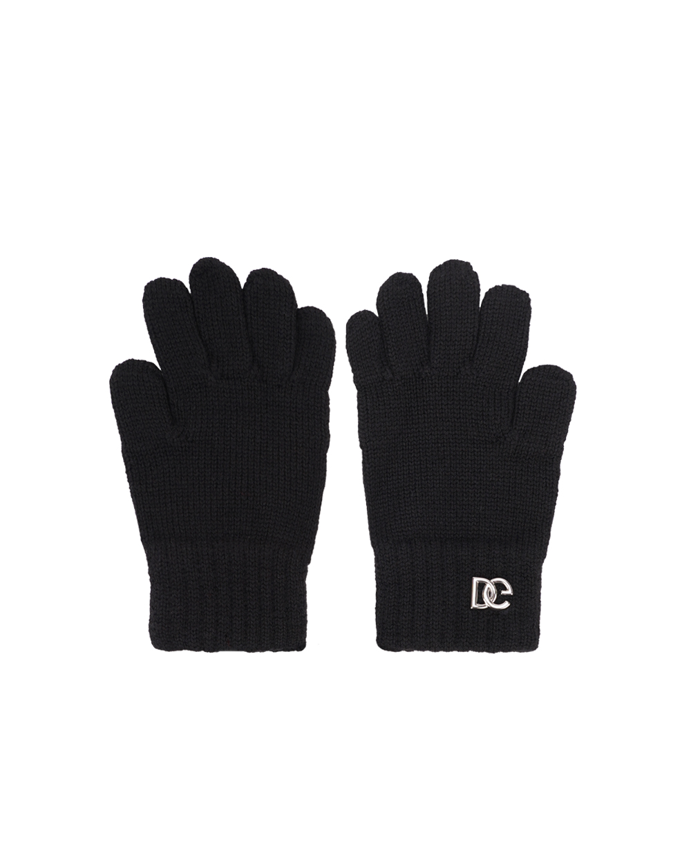 Дитячі рукавички Dolce&Gabbana LBKAB5-JBVX3, чорний колір • Купити в інтернет-магазині Kameron