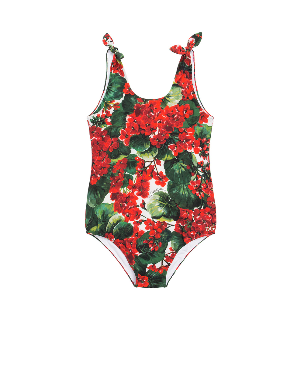 Купальник Dolce&Gabbana Kids L5J804-FSGOY-B, красный колір • Купити в інтернет-магазині Kameron