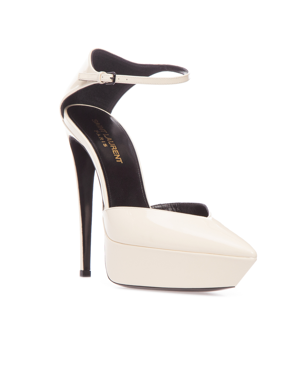 Лаковые туфли Betty Saint Laurent 592229-0NP00, белый цвет • Купить в интернет-магазине Kameron