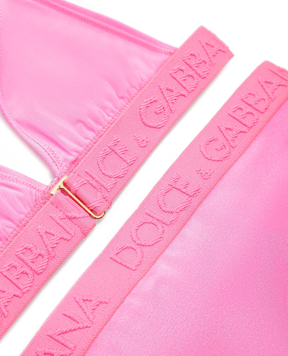 Дитячий купальник Dolce&Gabbana Kids L5J825-G7B4V-S, рожевий колір • Купити в інтернет-магазині Kameron