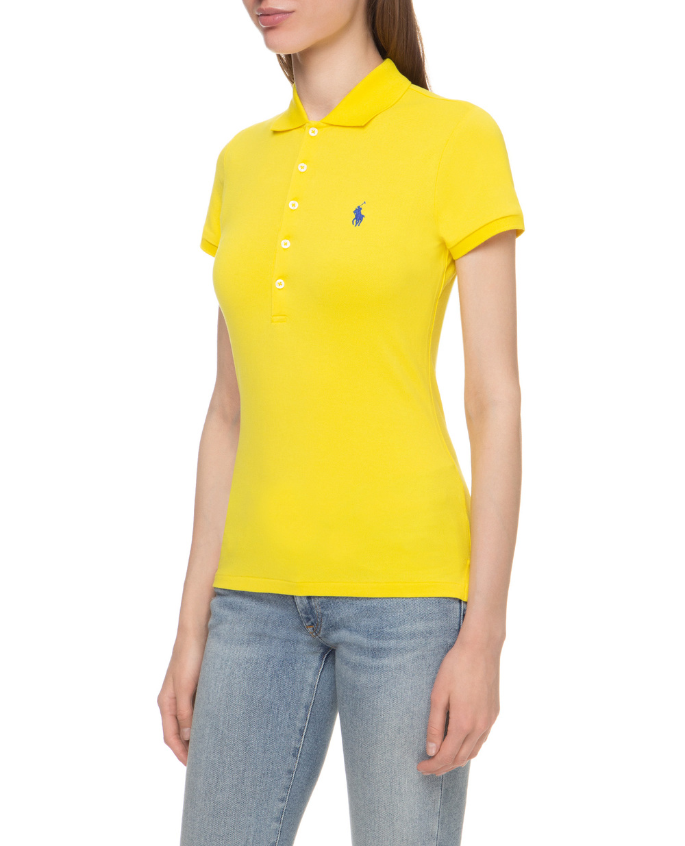 Поло Slim Fit Polo Ralph Lauren 211505654134, желтый цвет • Купить в интернет-магазине Kameron