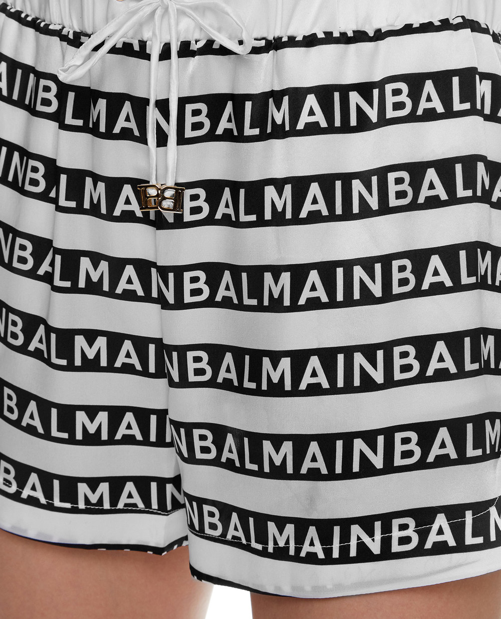 Шовкові шорти Balmain BPNA10260, різнокольоровий колір • Купити в інтернет-магазині Kameron