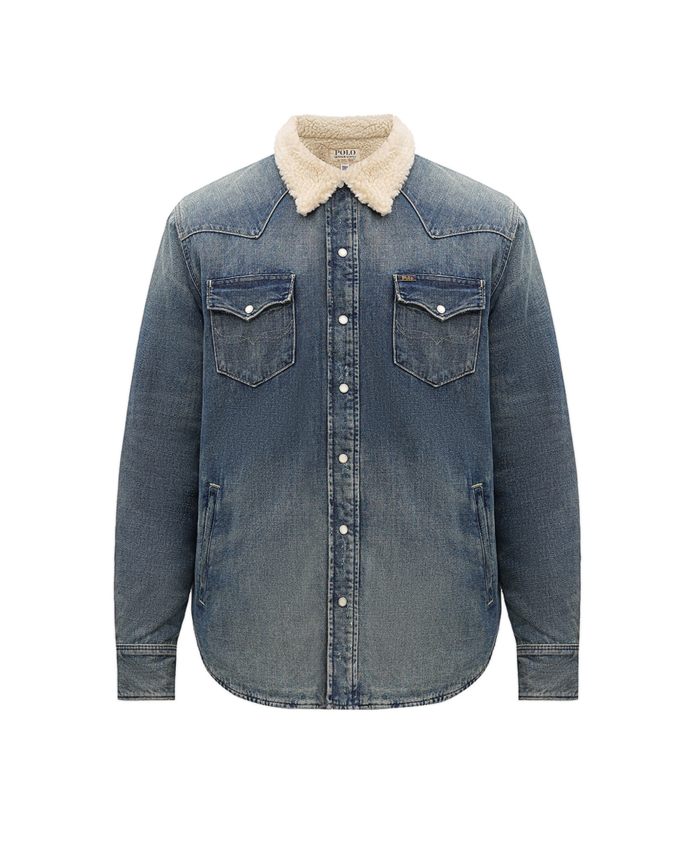Джинсовая куртка Polo Ralph Lauren 710917253001, синий цвет • Купить в интернет-магазине Kameron