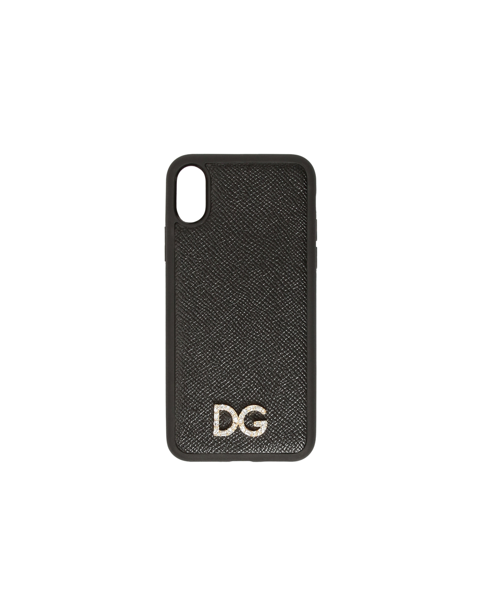 Кожаный чехол для iPhone X/XS Dolce&Gabbana BI2408-AU770, черный цвет • Купить в интернет-магазине Kameron