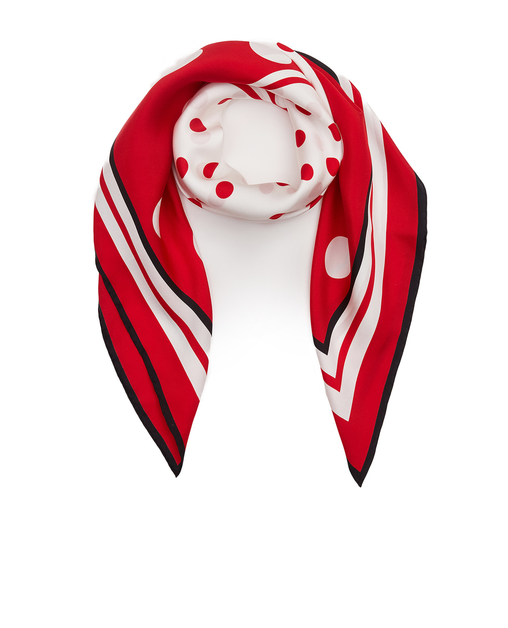 шовкова хустинка Dolce&Gabbana FN090R-GDS30, красный колір • Купити в інтернет-магазині Kameron