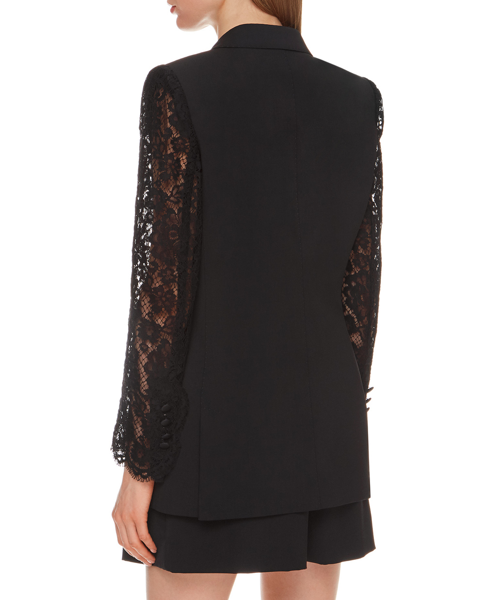 Вовняний жакет Dolce&Gabbana F29HMT-FUBEI, чорний колір • Купити в інтернет-магазині Kameron