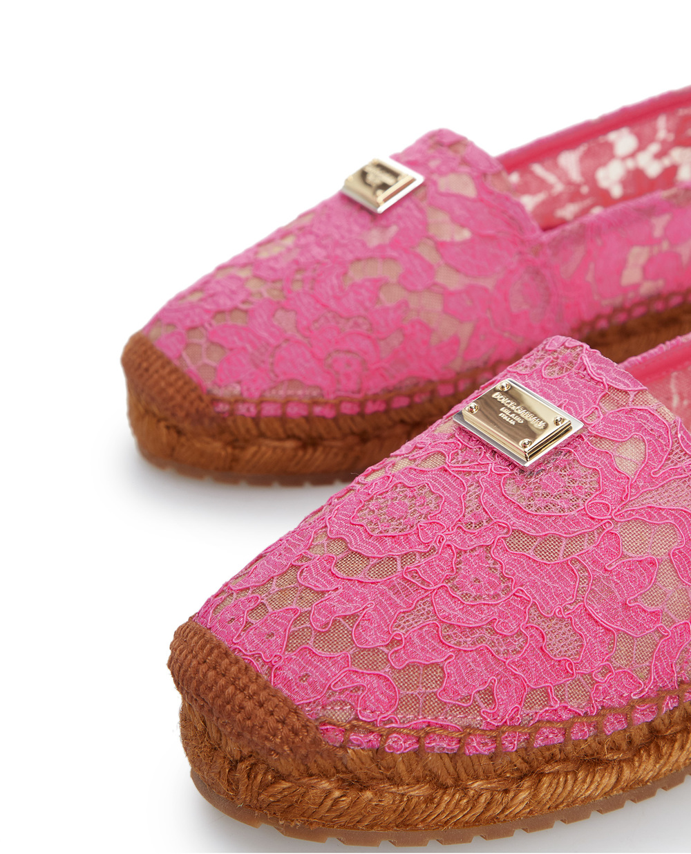 Эспадрильи Dolce&Gabbana CE0120-AQ258, розовый цвет • Купить в интернет-магазине Kameron