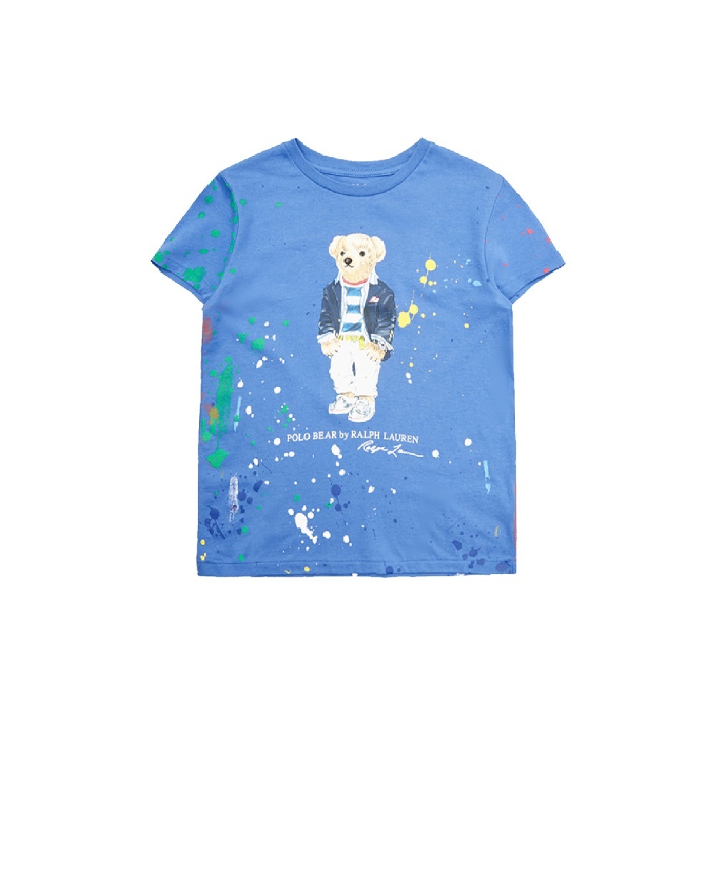 Детская футболка Polo Bear Polo Ralph Lauren Kids 313868484002, синий цвет • Купить в интернет-магазине Kameron