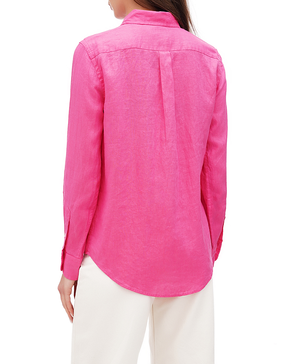 Льняная рубашка Polo Ralph Lauren 211920516014, розовый цвет • Купить в интернет-магазине Kameron