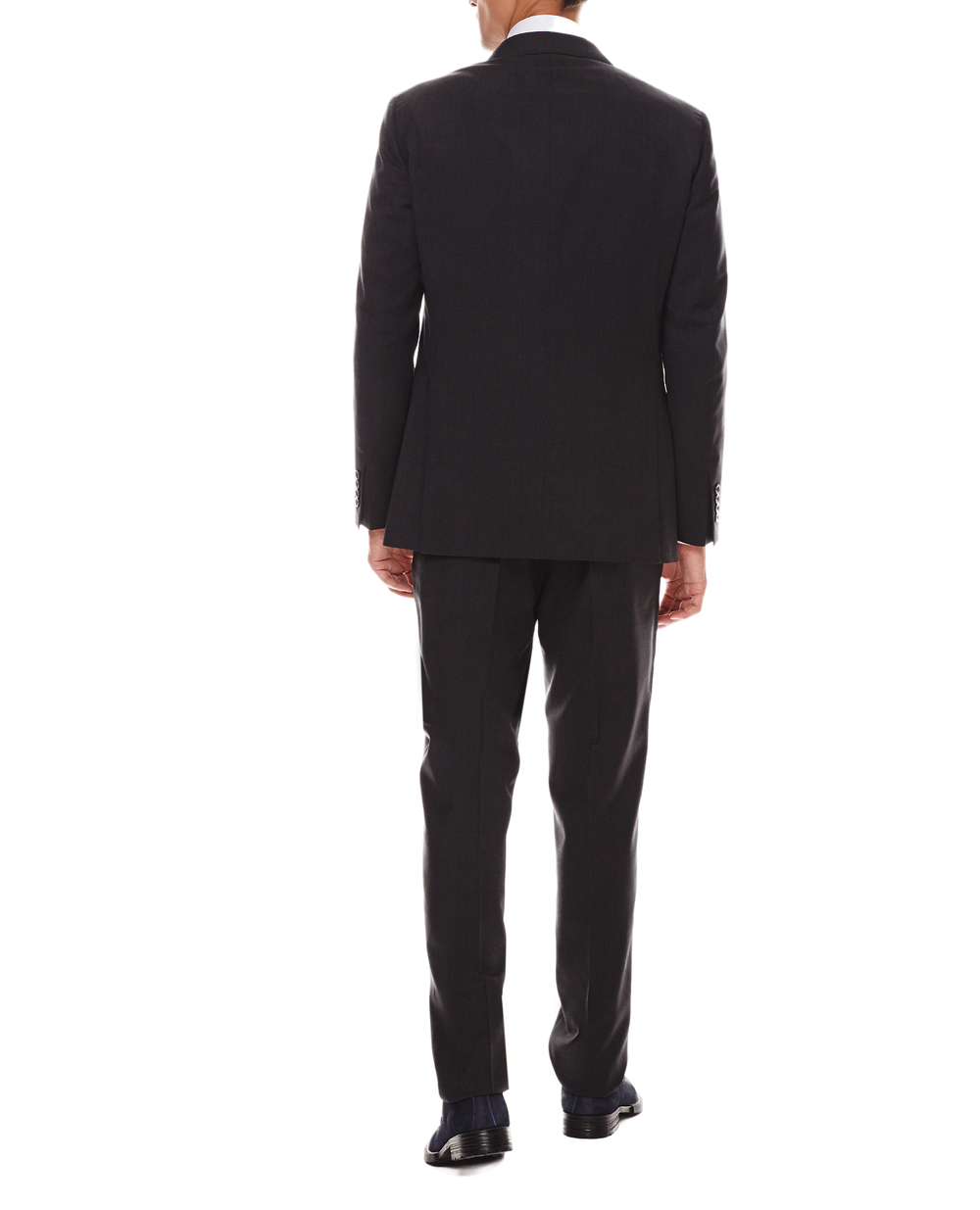 Шерстяной костюм (пиджак, брюки) Polo Ralph Lauren 715587385001, черный цвет • Купить в интернет-магазине Kameron