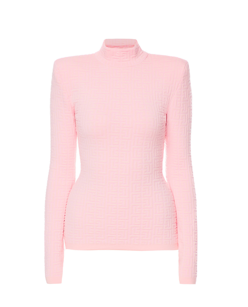 Шерстяной гольф Balmain YF1KF000KB02, розовый цвет • Купить в интернет-магазине Kameron