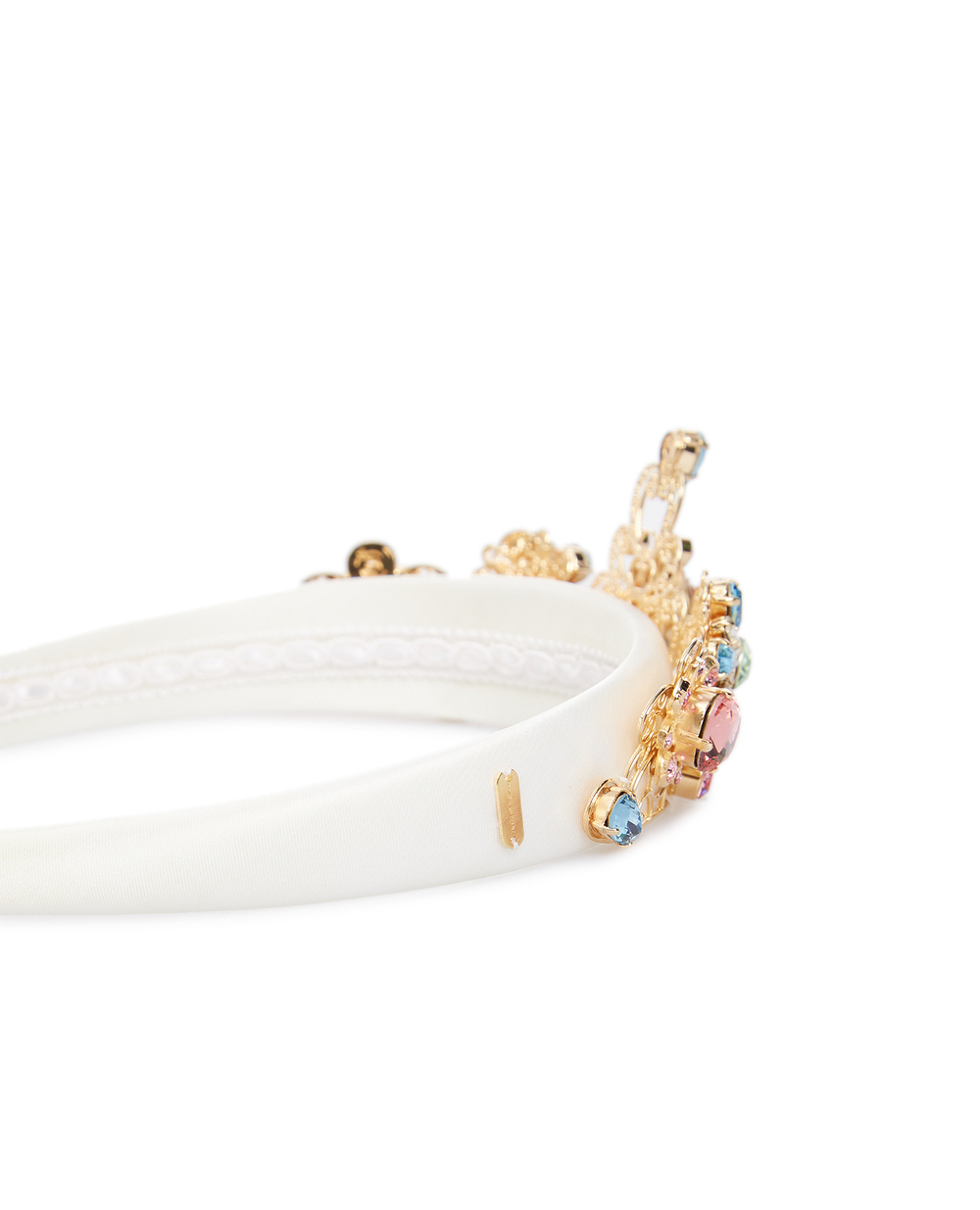 Обруч Dolce&Gabbana WHM2J6-W1111, білий колір • Купити в інтернет-магазині Kameron