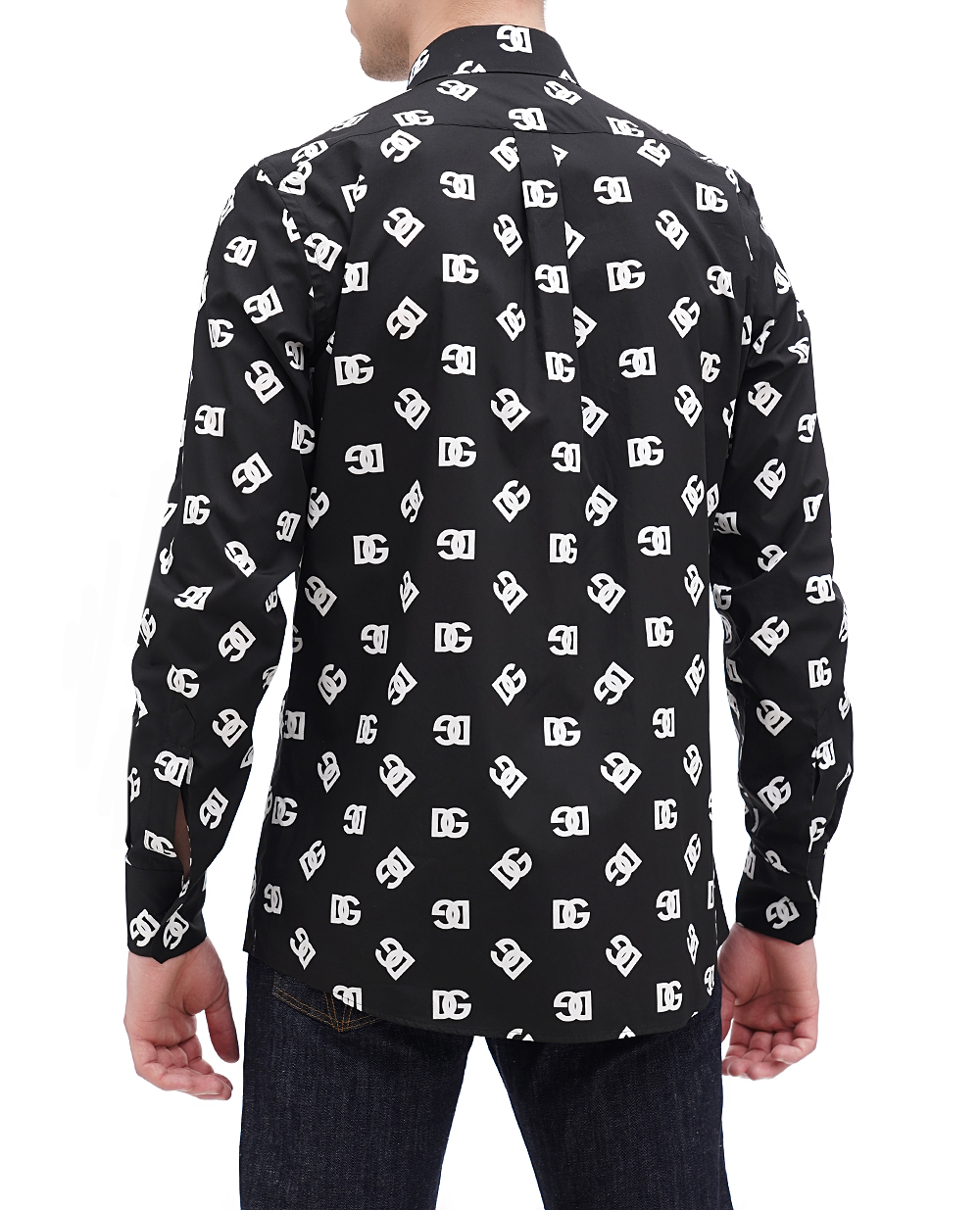 Сорочка Dolce&Gabbana G5IX8T-GH563, чорний колір • Купити в інтернет-магазині Kameron