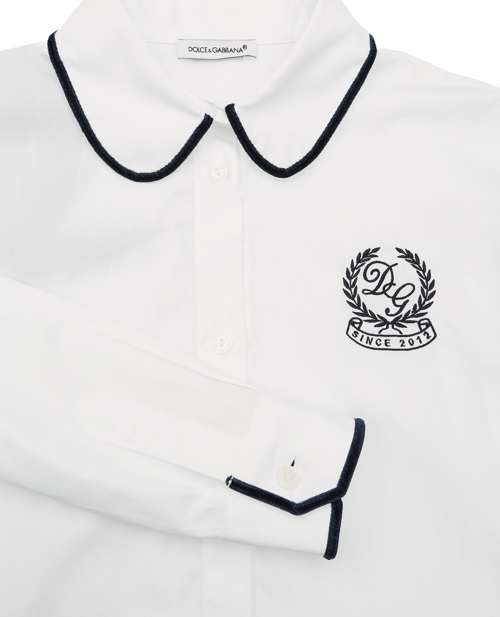Дитяча блуза Dolce&Gabbana Kids L55S22-FU5GK-S, білий колір • Купити в інтернет-магазині Kameron