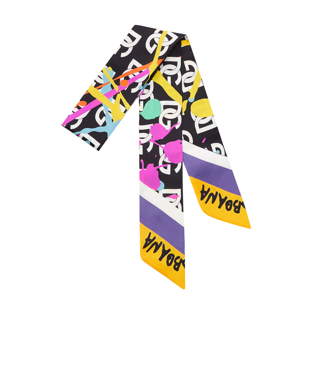 Шелковый платок Dolce&Gabbana FS215A-FI17L, разноцветный цвет • Купить в интернет-магазине Kameron