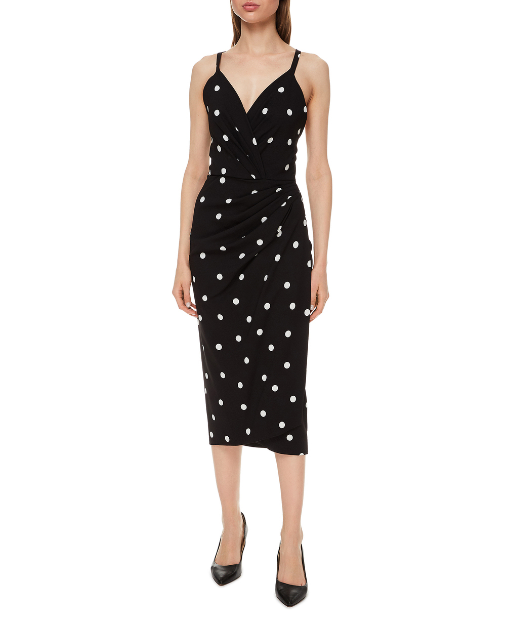 Сукня Dolce&Gabbana F6K6ZT-FSRLM, чорний колір • Купити в інтернет-магазині Kameron