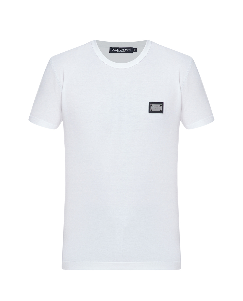 Футболка Dolce&Gabbana G8PT1T-G7F2I, белый цвет • Купить в интернет-магазине Kameron
