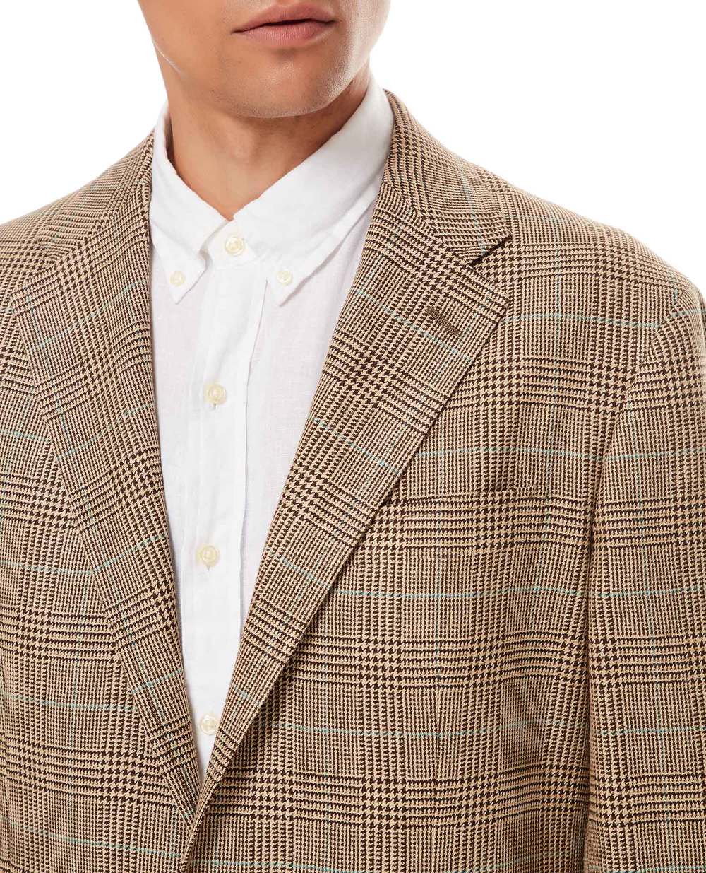 Шерстяной пиджак Polo Ralph Lauren 715830414001, бежевый цвет • Купить в интернет-магазине Kameron