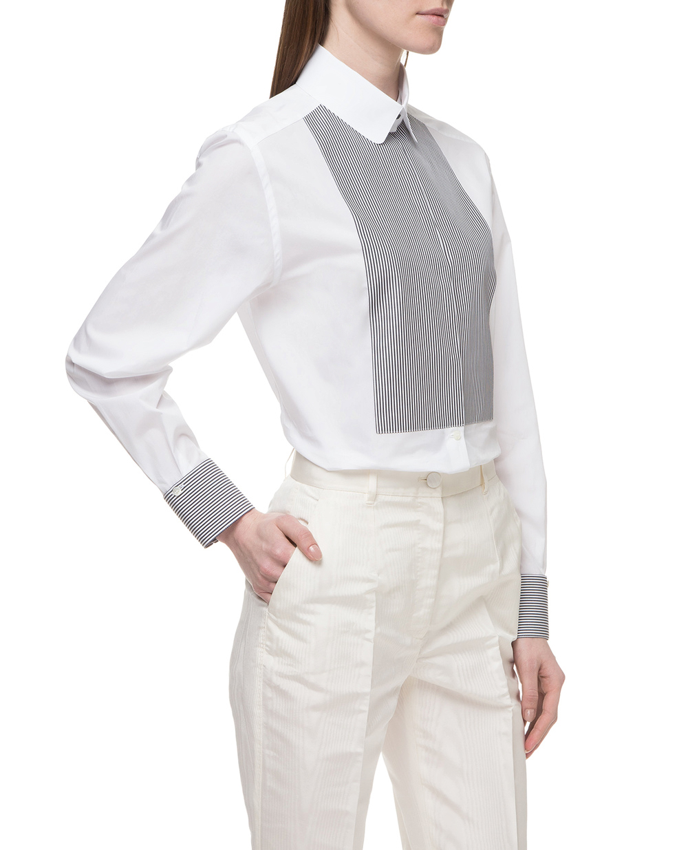 Сорочка Dolce&Gabbana F5L59T-FU5K9, білий колір • Купити в інтернет-магазині Kameron