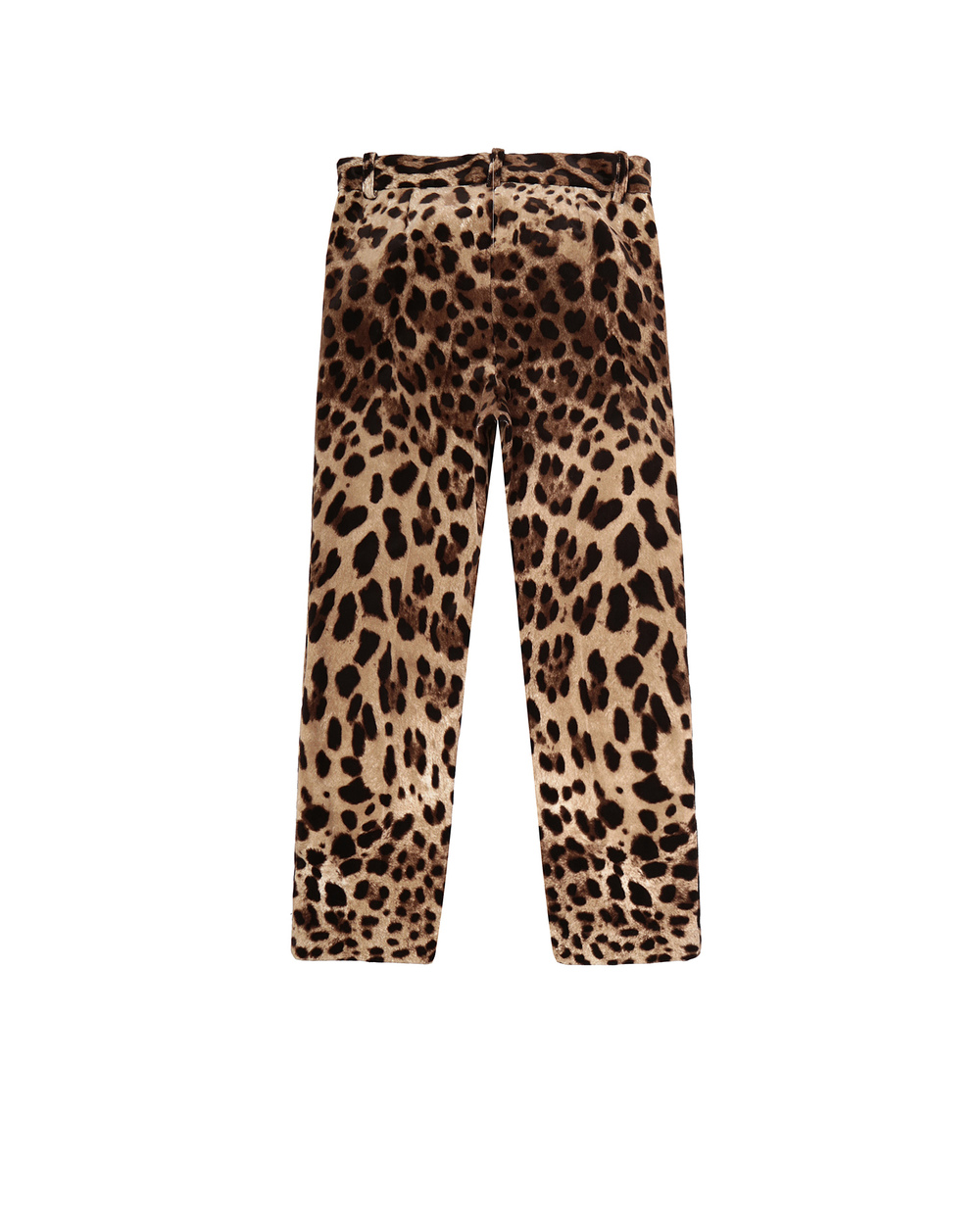 Детские бархатные брюки Dolce&Gabbana Kids L52P56-FSWBH-S, коричневый цвет • Купить в интернет-магазине Kameron