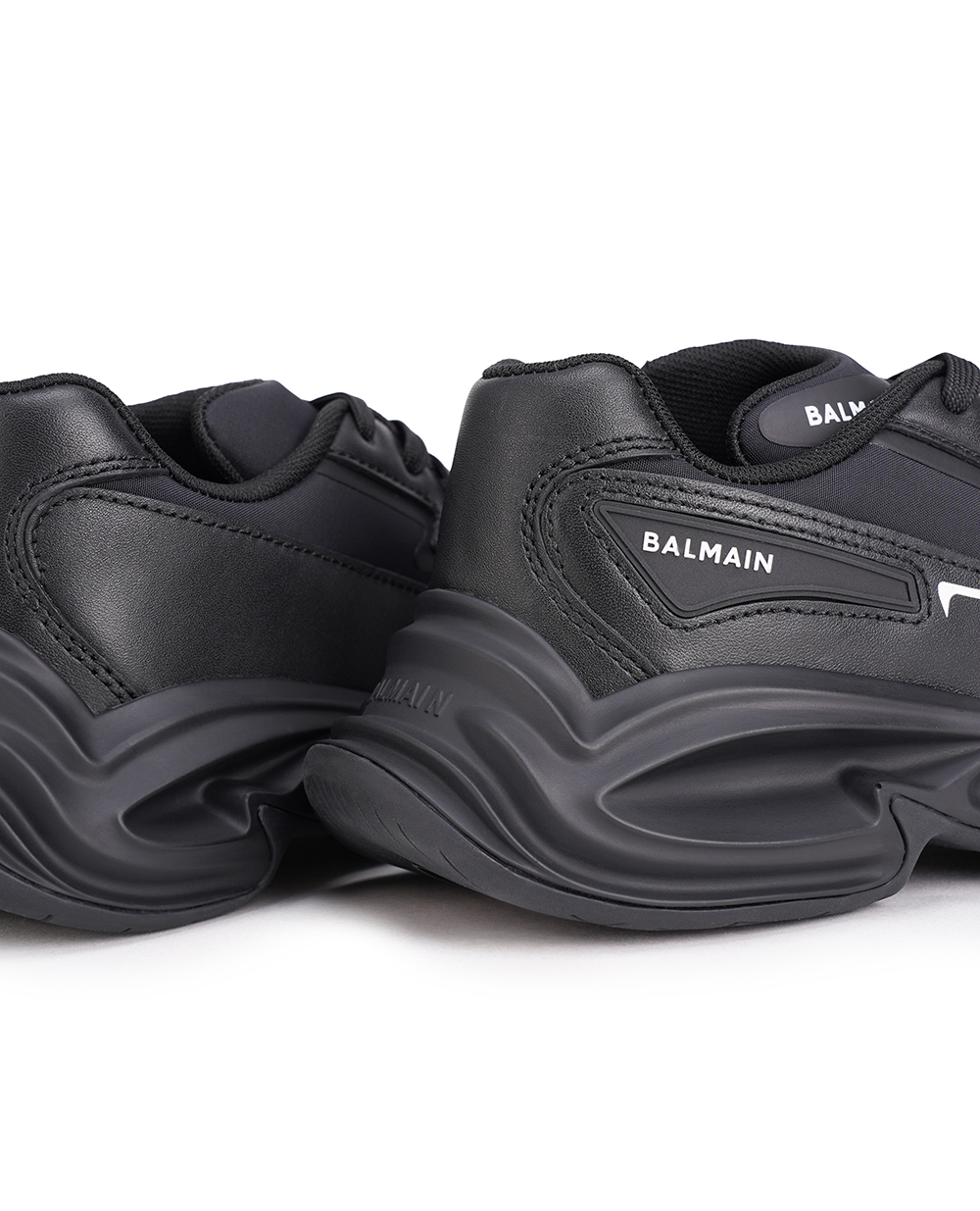 Кросівки Run-Row Balmain CN1VI730LLSN, чорний колір • Купити в інтернет-магазині Kameron