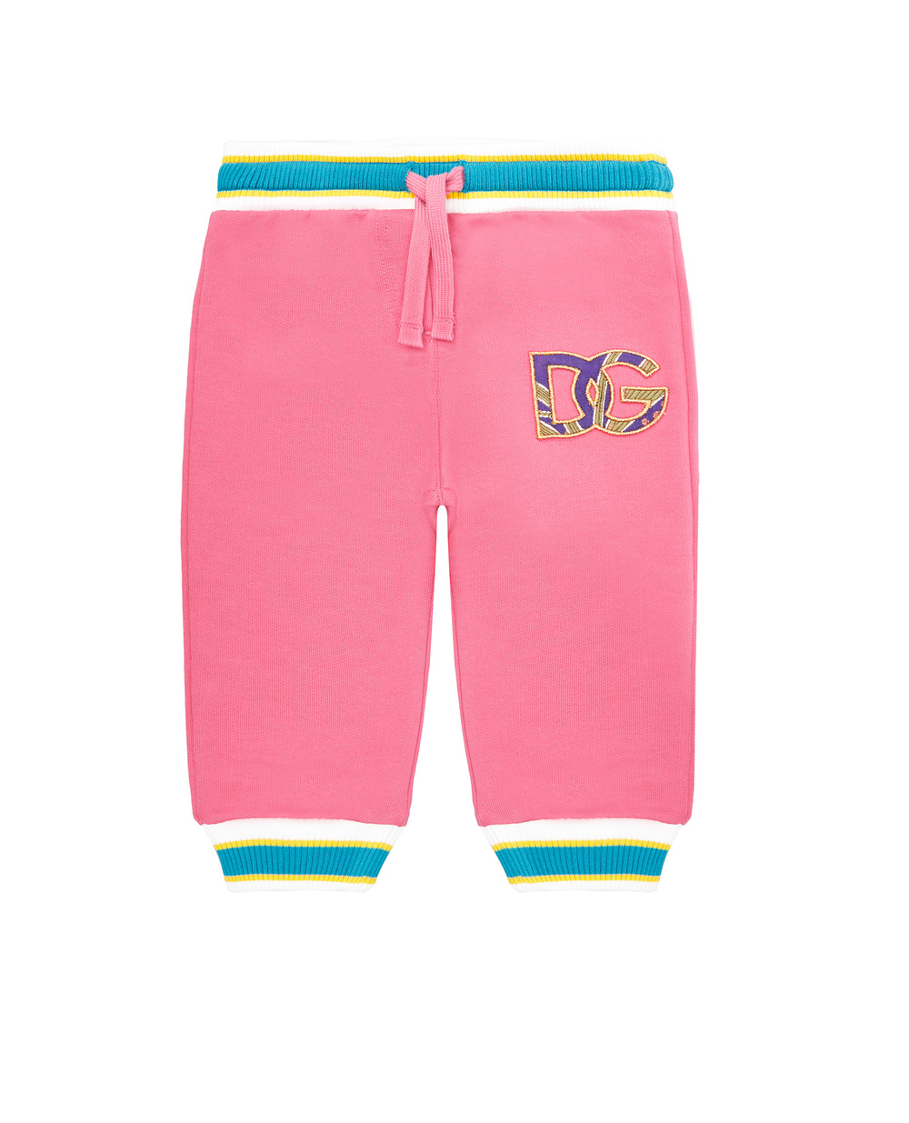 Спортивні брюки Dolce&Gabbana Kids L2JP8R-G7CGJ, рожевий колір • Купити в інтернет-магазині Kameron