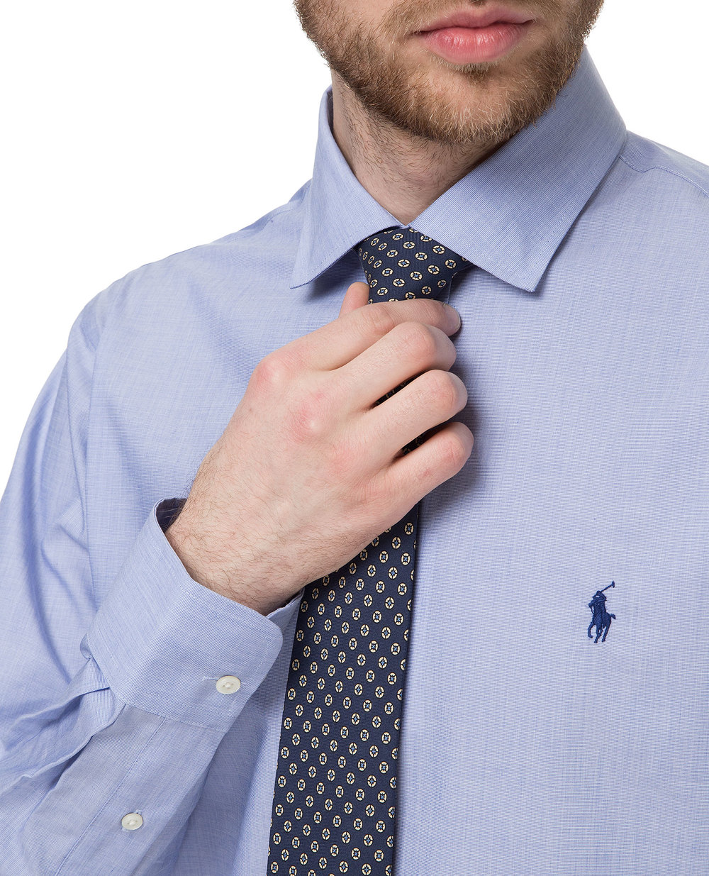 Шовкова краватка Polo Ralph Lauren 712746468003, синій колір • Купити в інтернет-магазині Kameron