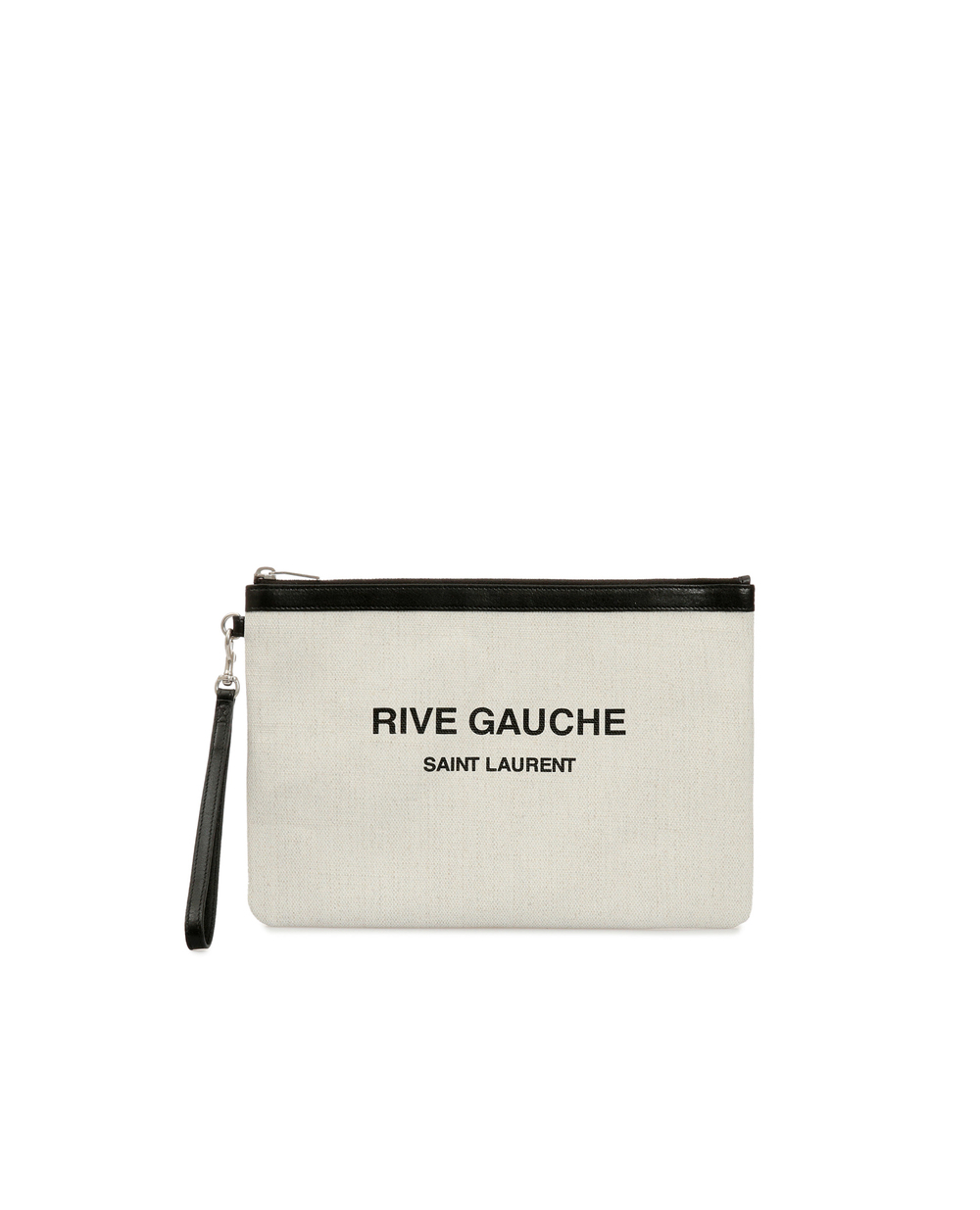 Лляний клатч Saint Laurent 565722-9J58E, сірий колір • Купити в інтернет-магазині Kameron