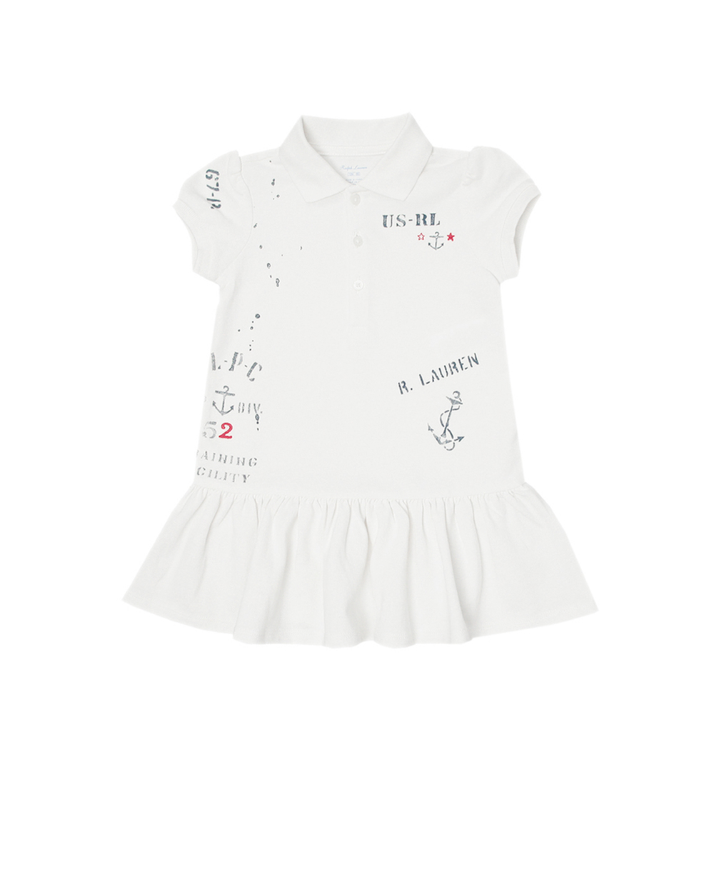 Платье Polo Ralph Lauren Kids 310772855001, белый цвет • Купить в интернет-магазине Kameron