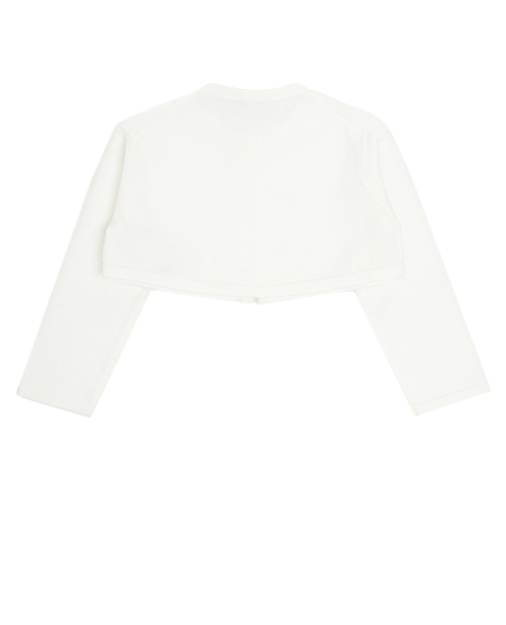 Детское шерстяное болеро Dolce&Gabbana Kids L2KW75-JAVTB, белый цвет • Купить в интернет-магазине Kameron