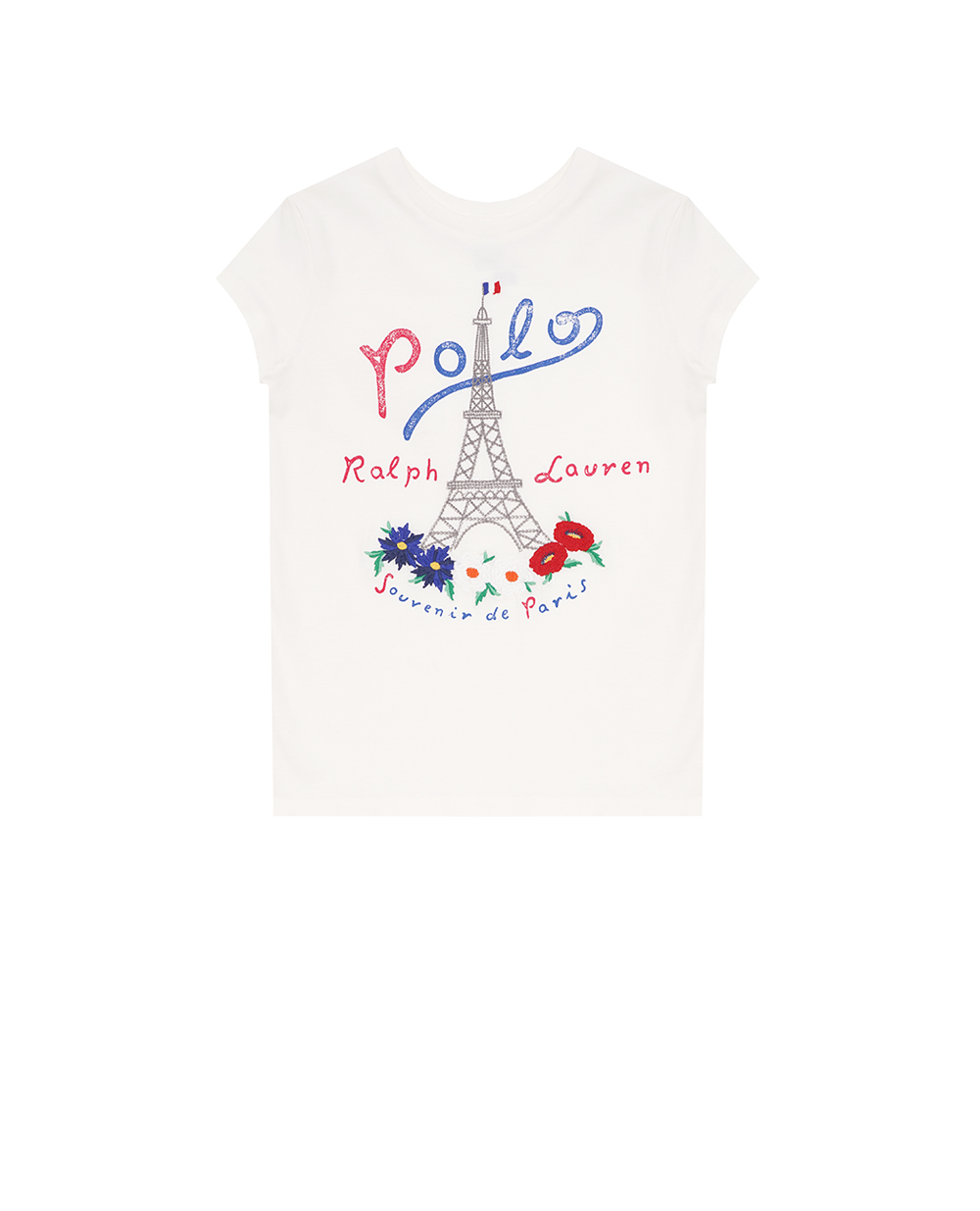 Детская футболка Polo Ralph Lauren Kids 312935038001, белый цвет • Купить в интернет-магазине Kameron