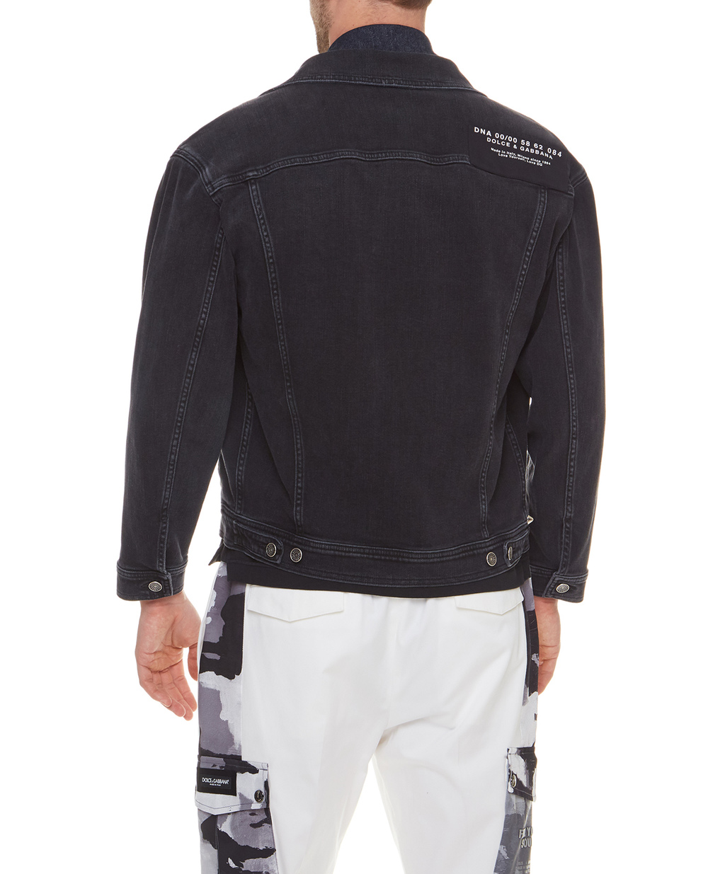 Джинсовая куртка Dolce&Gabbana G9UM9D-G8DT1, черный цвет • Купить в интернет-магазине Kameron