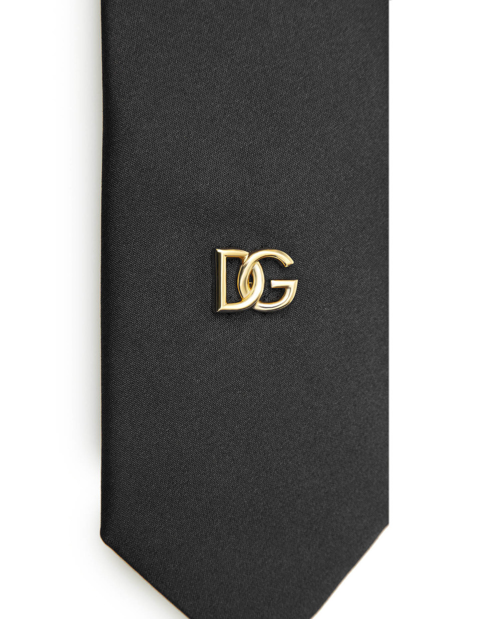 Шовкова краватка Dolce&Gabbana GT149E-GEV14, чорний колір • Купити в інтернет-магазині Kameron