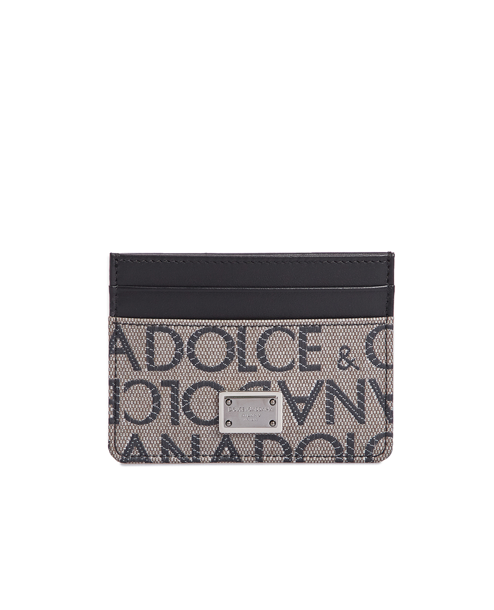 Кожаная визитница Dolce&Gabbana BP0330-AJ705, серый цвет • Купить в интернет-магазине Kameron