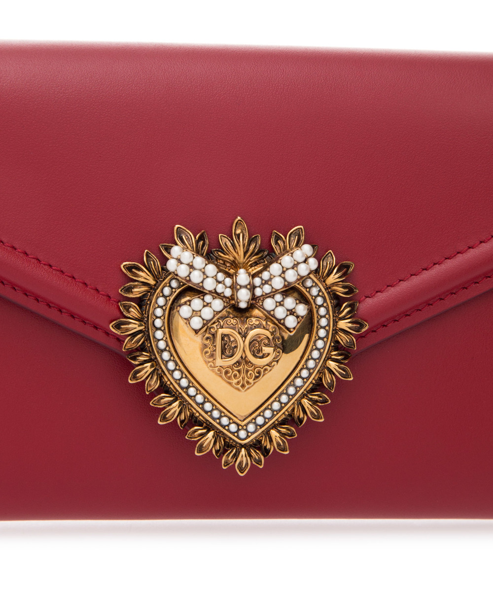 Шкіряна сумка Devotion Dolce&Gabbana BB6706-AV893, красный колір • Купити в інтернет-магазині Kameron