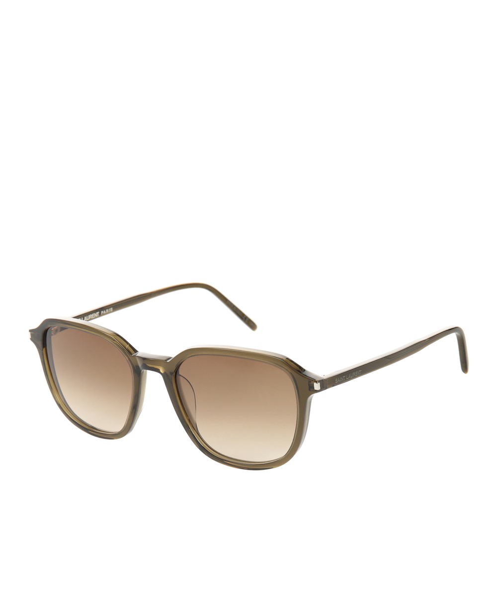 Солнцезащитные очки Saint Laurent 635966-Y9901-, оливковый цвет • Купить в интернет-магазине Kameron