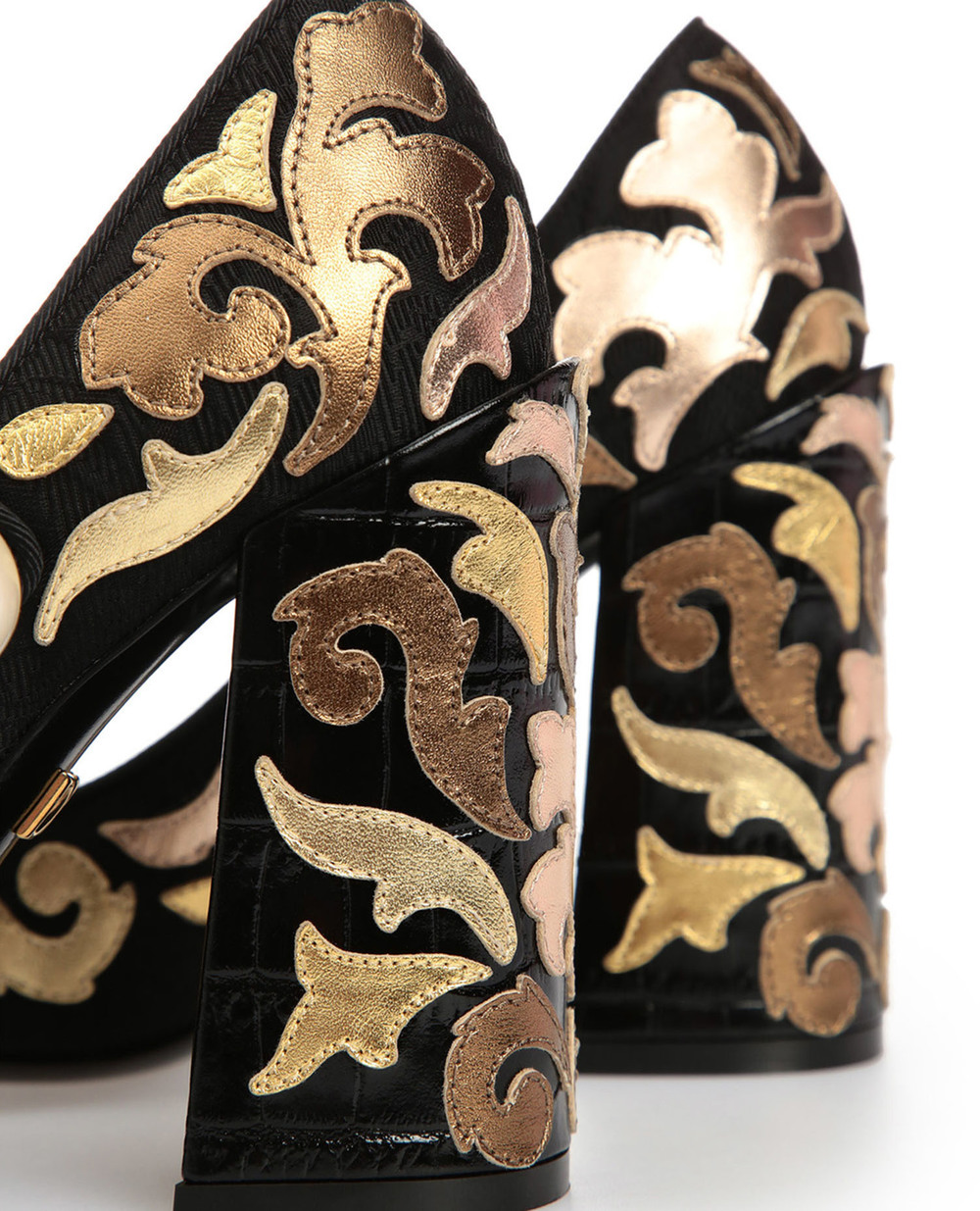 Туфлі Mary Jane Vally Dolce&Gabbana CD1413-AJ395, чорний колір • Купити в інтернет-магазині Kameron